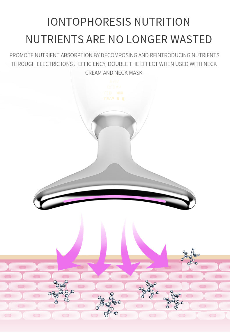 Dispositivo de belleza para cuello y rostro. Máquina de lifting facial.