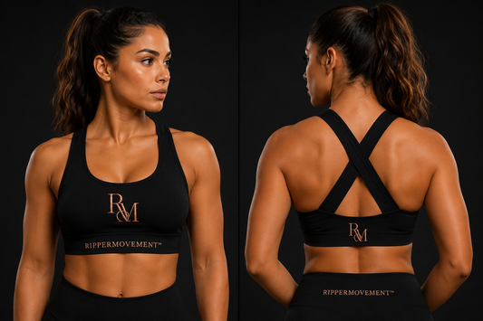 RIPPERMOVEMENT™ Sculpt Cross-Back Sports Bra