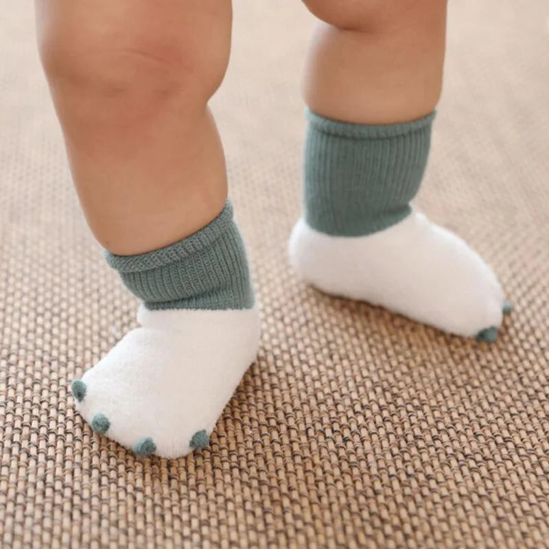 Newborn socks casual warm baby foot sock winter