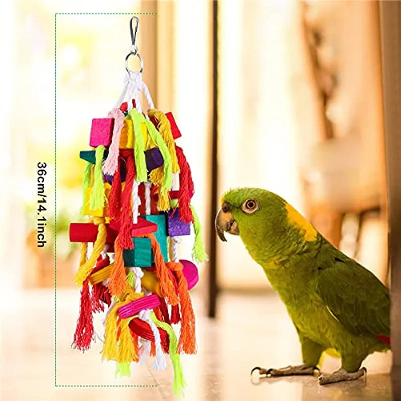 Parrot Chewing Toys Keep Them Happy