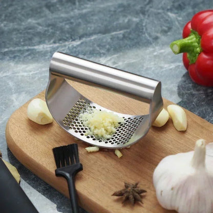 Manual Garlic Press Stainless Steel Garlic Mincer Fruit Vegetable Garlic Crusher Kitchen Accessories Manual Food Processors