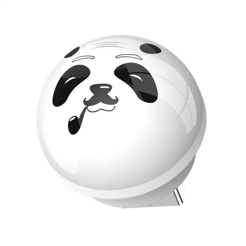 USB Plug LED Night Light Cartoon Expression Panda Mini Portable Night Lights Eye Protection Reading Book Lamp For Bedht Lighting