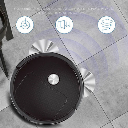 New Smart Sweeping Robot 3 in 1 Vacuum Cleaner Robot Household Mini Sweeper Sweeping and Vacuuming Wireless Vacuum Cleaner