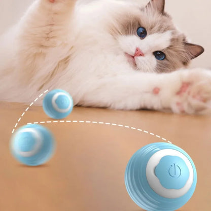 Electric Cat Ball Toys Interactive USB Rechargeable Self Rotating Ball