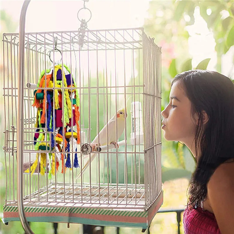 Parrot Chewing Toys Keep Them Happy