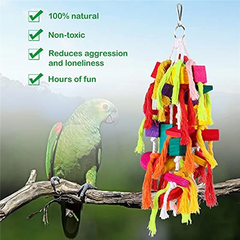 Parrot Chewing Toys Keep Them Happy