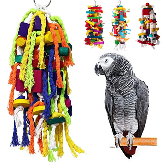 Parrot Chewing Toys Keep Them Happy