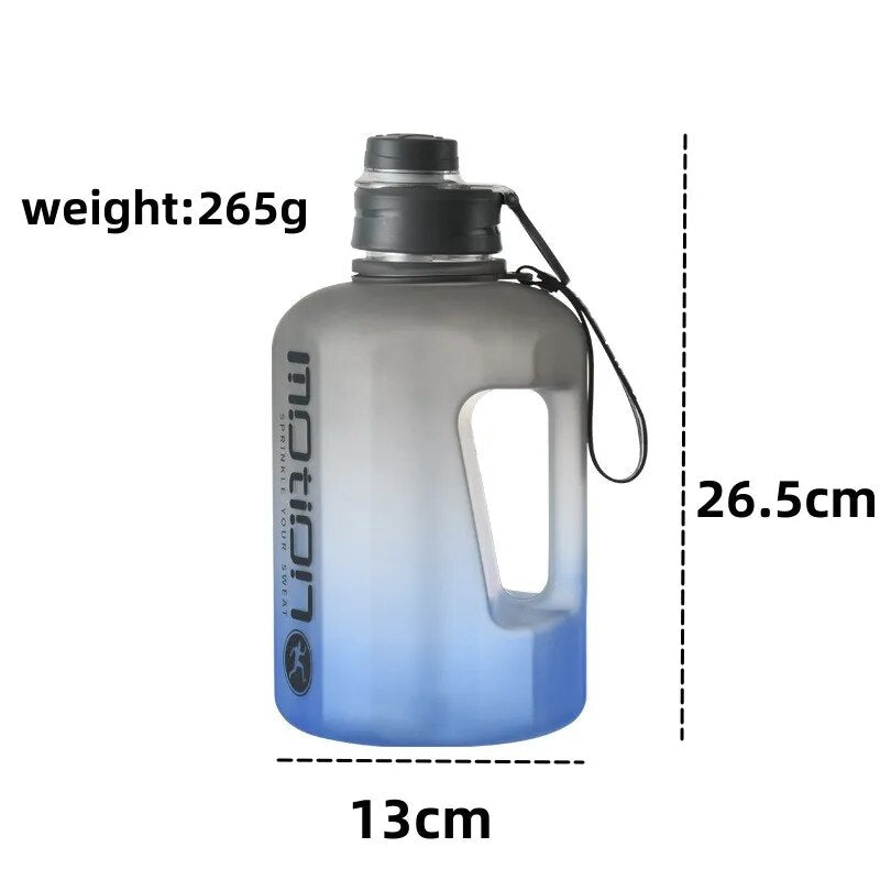 Water Bottle Outdoor and Portable Gym Big Water Cup with Scale