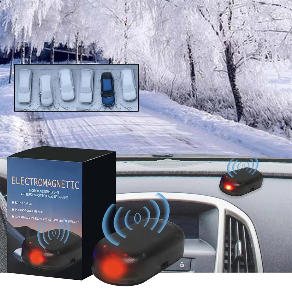 De-icer Car Instrument Electromagnetic Solar Anti-theft Light