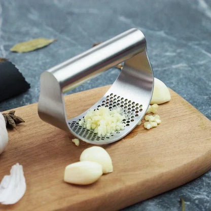 Manual Garlic Press Stainless Steel Garlic Mincer Fruit Vegetable Garlic Crusher Kitchen Accessories Manual Food Processors