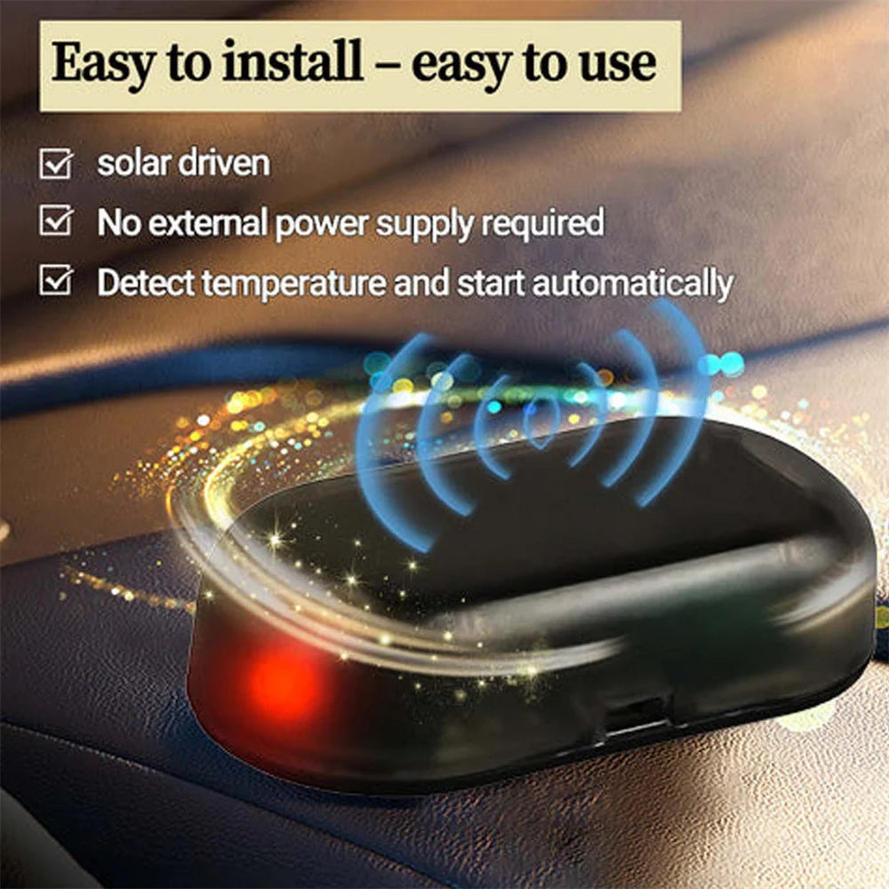 De-icer Car Instrument Electromagnetic Solar Anti-theft Light