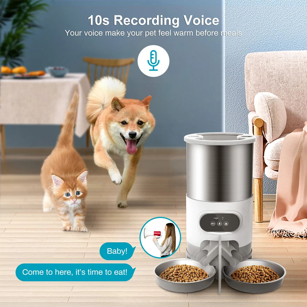 Tuya Smart APP Pet Feeder Cat And Dog Food