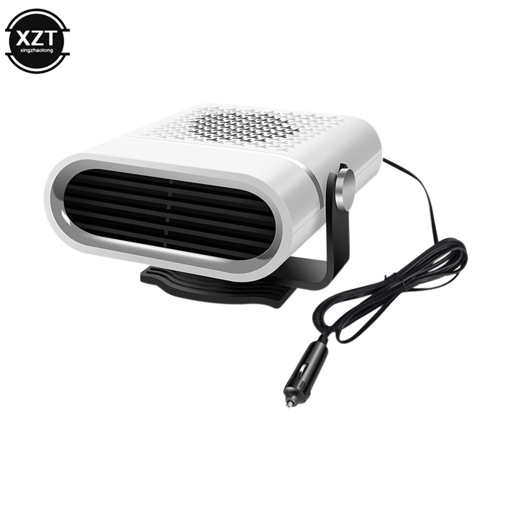 12/24V 150W Portable Auto Heater Defroster Demister Heater 360 Degree ABS Heating Cooling Fan For Cars Trucks Car Accessories