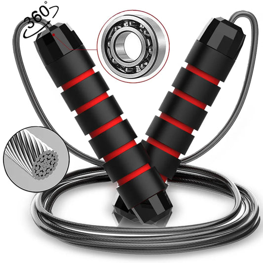 Jump Rope With Ball Bearings Adjustable Tangle